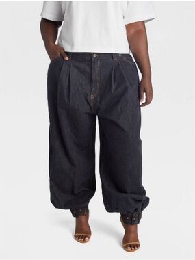 🍂sale🍁 NWT KBB by KAHLANA High-Rise 'The Balloon Jean' - Indigo - 20